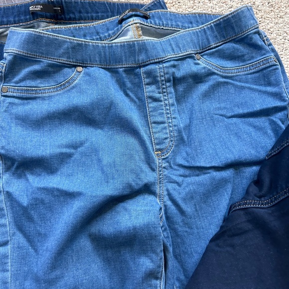 Lot of 6 pairs Size L Simply Vera Wang Jeggings - Picture 7 of 7